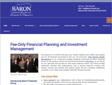Tablet Screenshot of baron-financial.com